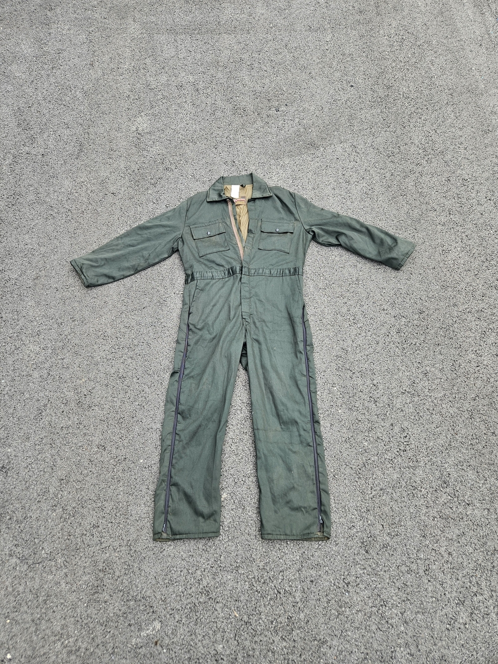 Vintage Walls Blizzard-Pruf Insulated Coveralls XL Tall 46-48 Made USA Green